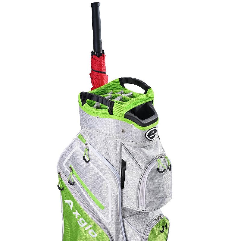 Axglo A211 Lightweight Golf Cart Bag | 15 Full-Length Dividers with Putter Well, 3 of 5