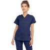 MediChic Womens 8-Pocket Scrubs Set- V-Neck with 4-Pocket Jogger Scrub Pants - 4 of 4