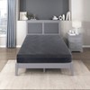 Vynxaria 11" Full Size Green Tea Gel-Infused Memory Foam Mattress, Gray Fabric Cover, Compressed Roll-in-Box for Easy Shipping/Setup - 3 of 4
