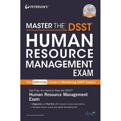 Master the Dsst Human Resource Management Exam - by  Peterson's (Paperback)