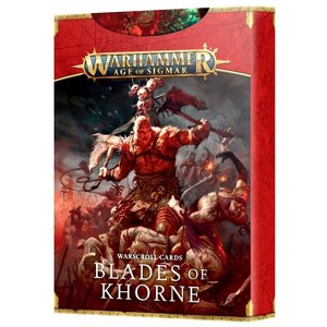 Warscroll Cards Blades Of Khorne Warhammer Age Of Sigmar - 1 of 1