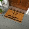Evergreen University of Washington Logo Turf Mat, Brown- 28 x 16 Inches Indoor Outdoor Doormat - 2 of 4