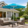 Home Fashions International 9' Round Suntastic Auto Tilt Outdoor Patio Canopy Market Umbrella - 3 of 3
