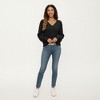Anna-Kaci Women's Off-Shoulder Knit Sweater with Pointelle Sleeves and Relaxed Fit - 3 of 4