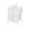 Double Laundry Hamper with lid,110L Laundry Basket with 2 Removable Bags,2 Section Dirty Clothes Basket for Laundry Room Closet Bathroom Black - 3 of 4