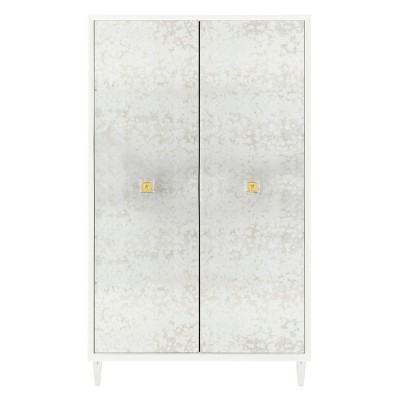 Arcelia Eglomise Cabinet White - Safavieh