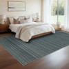 Modern Washable Area Rug for Living Room, Soft Floor Rug with Non Slip Backing, Low Pile Stain Resistant Bedside Carpet for Dorm - 2 of 4