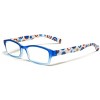 Calabria Hannah R766 Designer Acetate Reading Glasses in Multi-Color +1.50 140mm Frame/51mm Lens Width - 2 of 4