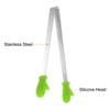 Unique Bargains Stainless Steel Tiny Gloves Shape Cooking Kitchen Food Tongs - 4 of 4