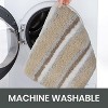 Home Weavers Glamour Collection 100% Polyester Microfiber Bathroom Rug, Non Slip Bath Mat Water Absorbent Soft Microfiber Shaggy Mat Machine Washable - 4 of 4