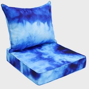 EAGLE PEAK Outdoor Deep Seat Patio Seat Cushion Set - 1 of 4