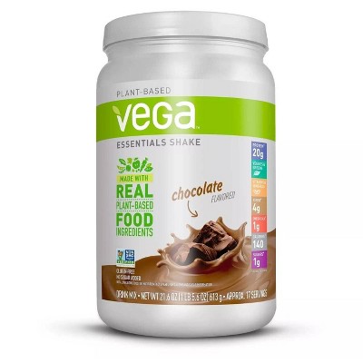 Vega Essentials Vegan Protein Powder Shake - Chocolate - 21.6oz