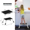 Itopfox Folding Step Stool with Non-Slip Platform, Adjustable Height for Adults & Kids, Sturdy 330LBS Capacity for Kitchen, Home - 4 of 4