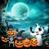 HOMCOM 7.5ft Inflatable Halloween Pumpkin Ghost Family, Halloween Decoration with LED Lights for Garden Indoor Outdoor - 3 of 4