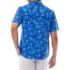 Guy Harvey Men's Short Sleeve Performance Fishing Shirt with UPF 40 Sun Protection - image 3 of 4