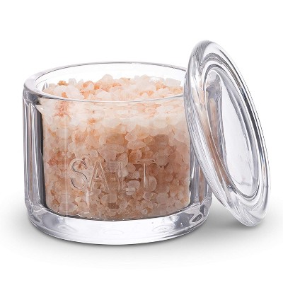 Kook Glass Salt Cellar, with Airtight Lid, 10 Oz