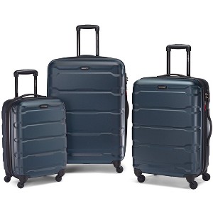 Samsonite Omni Hardside Luggage Nested Spinner Set (20"/24"/28") Teal (68311-2824) - 1 of 4