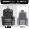 Power 360° Swivel Rocker Chair with Heat and Massage for Electric Glider Reclining with Remote Control,Cup Holders,Side Pockets,USB Charge port - 4 of 4