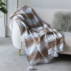 KTMBDW Striped Collection Cotton Throw Blanket Set of 2, 50x60 Inch - 2 of 4