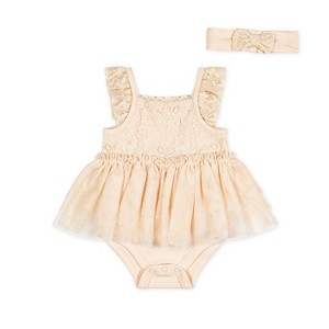 Little Lass Infant Girls Tutu Creeper, Sand Dollar, 12M - 1 of 1