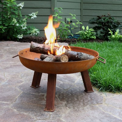 Orange Fire Pits Target, How To Stop Cast Iron Fire Pit From Rusting