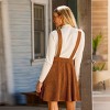 Women's Chic Corduroy Pinafore Orange Mini Dress - Cupshe - 4 of 4