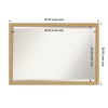 Amanti Art Lila Beveled Wood Framed Bathroom Vanity Wall Mirror - 3 of 4