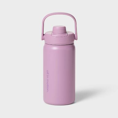 16fl oz Stainless Steel Water Bottle Pink - All In Motion™
