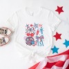 Simply Sage Market Patriotic Disco Collage Short Sleeve Tee - 3 of 4