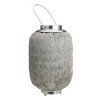 Kaemingk 23" Beach Day Contemporary Chic Large Wire Woven Hurricane Pillar Candle Holder - 2 of 3