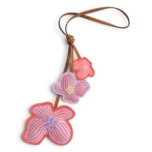 Vera Bradley Women's Outlet Faux Leather Mock Orange Bag Charm - 1 of 2