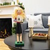 Northlight 14" Black and White Wooden Teacher Christmas Nutcracker - 2 of 4