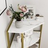 LIVAREEmlen 4-Tier Corner Open Shelf,Bookcase Freestanding Shelving Unit,Plant Stand Small Bookshelf for Living Room,Home Office,Kitchen,Small Space - 4 of 4