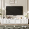 TV Cabinet,TV Stand With 2 Cabinets And 2 Drawers For 75 Inch TV,Modern Media Console,TV Cabinet Console For Living Room-Cuddlewood - 3 of 4