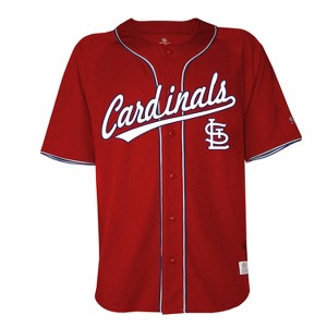 MLB St. Louis Cardinals Men's Button Down Jersey - L : Target