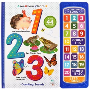 123 (See Hear Learn) - by Jaye Garnett (Board Book) : Target