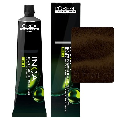 L'Oreal Pro iNOA Coloration Ammonia-Free Permanent Hair Color Dye  - Multicolored Loreal Haircolor Cream