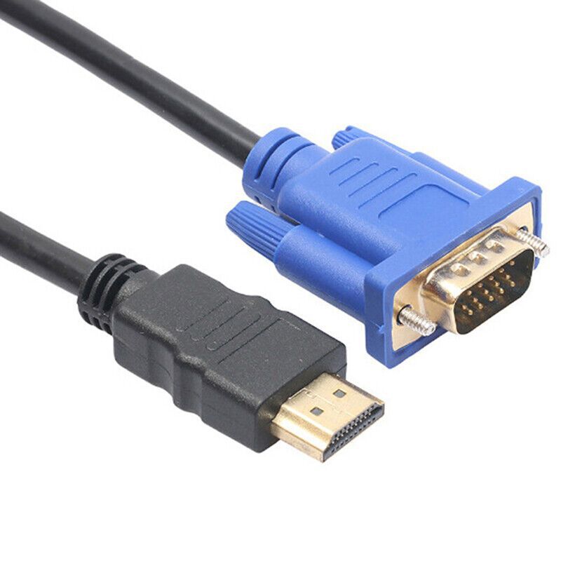 Sanoxy HDMI Male To VGA Male Video Converter Adapter Cable For PC DVD 1080P HDTV 6FT, 4 of 5