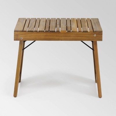 Kyoto Teak Acacia Wood Folding Side Table