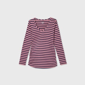 Long Sleeve Scoop Neck Side Shirred Maternity T-Shirt - Isabel Maternity by Ingrid & Isabel™ - 1 of 1