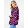 Roaman's Women's Plus Size Juliet Lace Trim Shirt - 4 of 4