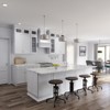 HOMLUX Easy-DIY Shaker White Ready to Assemble Wall Kitchen Cabinet 2 Doors - 3 of 4