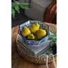 Dexmalle Ren Blue and White Centerpiece Decorative Bowl - 2 of 4