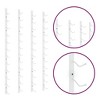 vidaXL Wall Mounted Wine Rack for 12 Bottles 2 pcs White Iron - 4 of 4