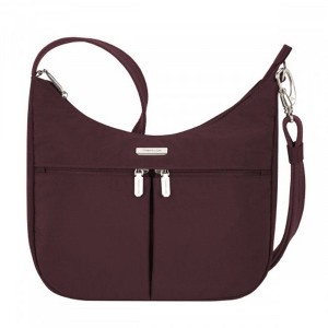Travelon Women's Anti-Theft Essentials East/West Small Hobo Handbag - 1 of 2