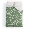 Deny Designs Alilscribble abstract Greens Comforter and Sham Set - 2 of 4
