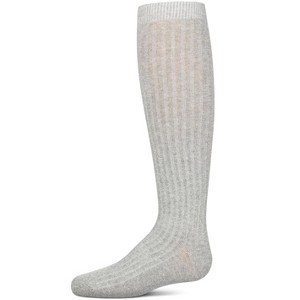 Memoi Ribbed Cotton Blend Knee High Sock - 1 of 4