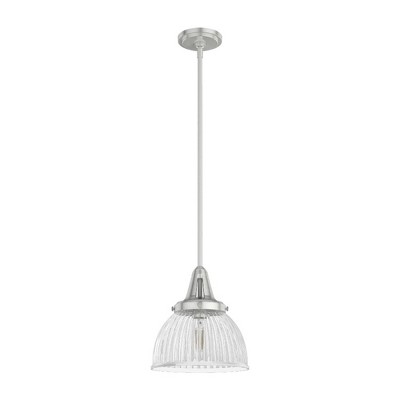Hunter Fans Cypress Grove 1 - Light Pendant in  Brushed Nickel