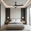 Warmiplanet 52"Ceiling Fans with Lights and Remote Control, DC Motor,Black, 3 Blades - 4 of 4