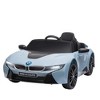 Aosom Licensed BMW I8 Coupe Electric Kids Ride-On Car 6V Battery Powered Toy with Remote Control Music Horn Lights MP3 Wheels Blue - 4 of 4